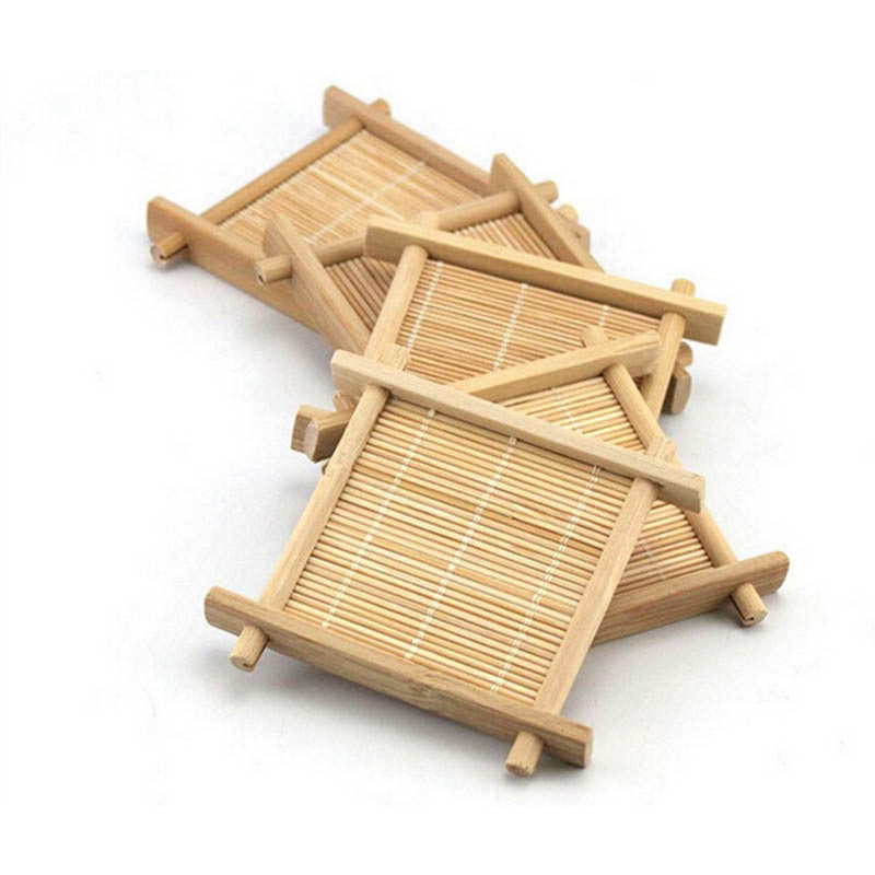 Bamboo Tea Coaster Set
