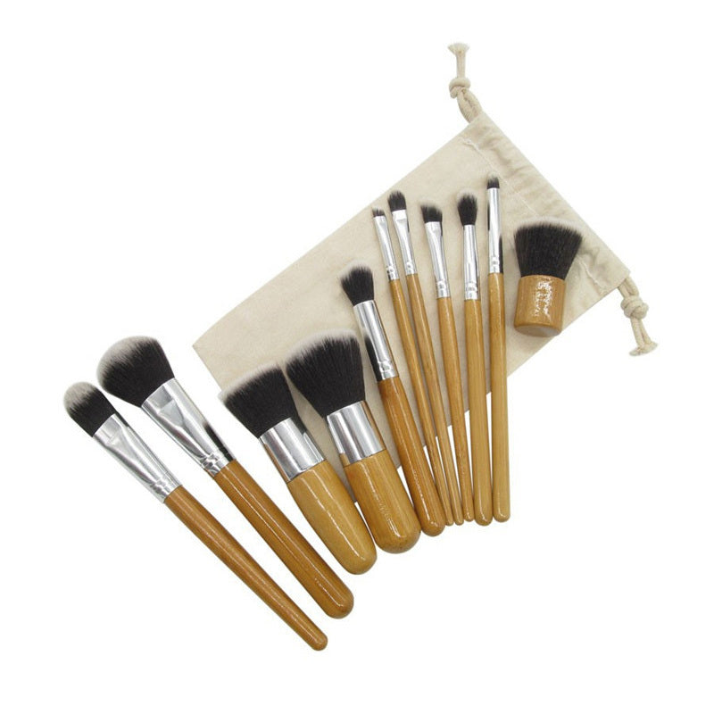 Bamboo 11-Piece Makeup Brush Set