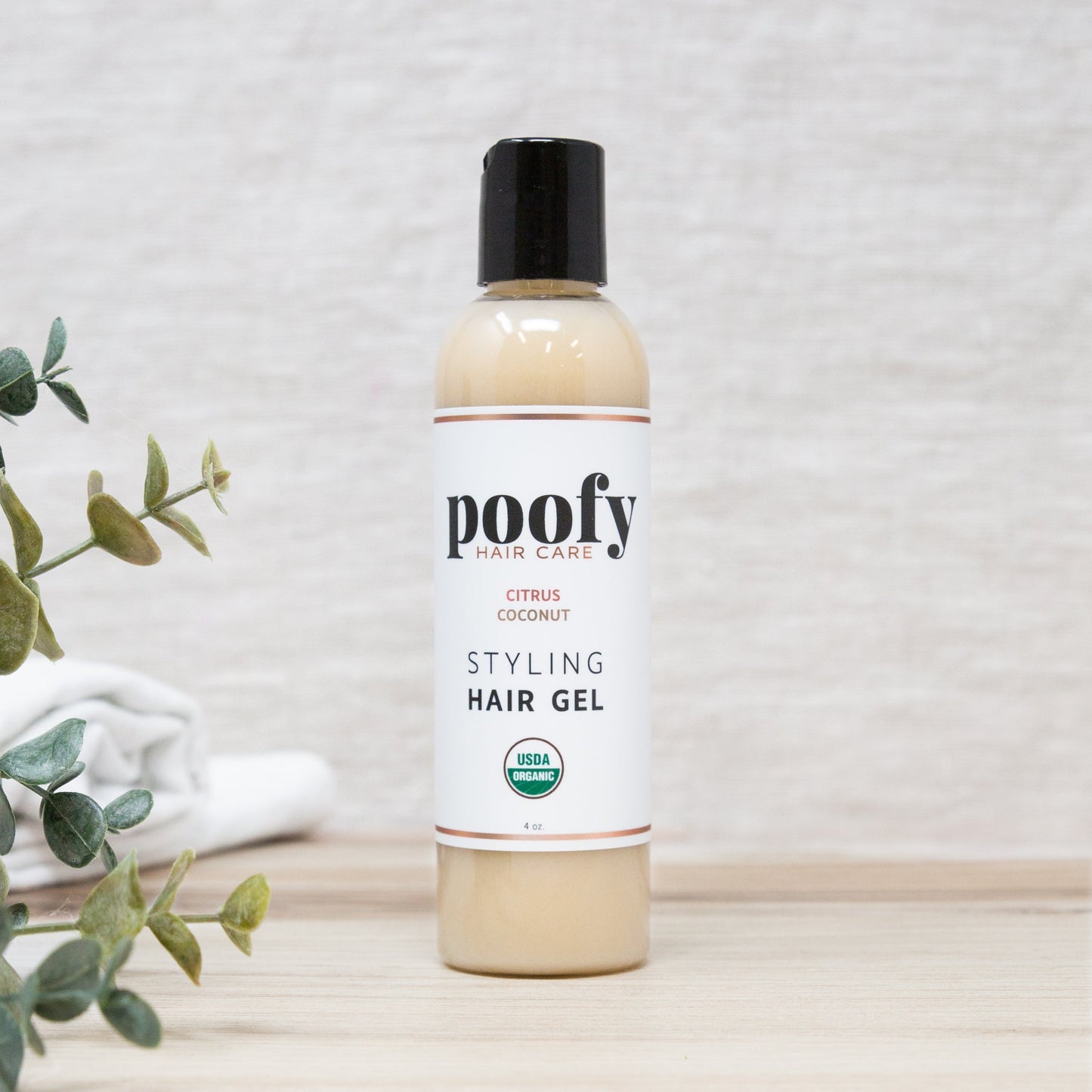 Citrus Coconut Styling Hair Gel Organic