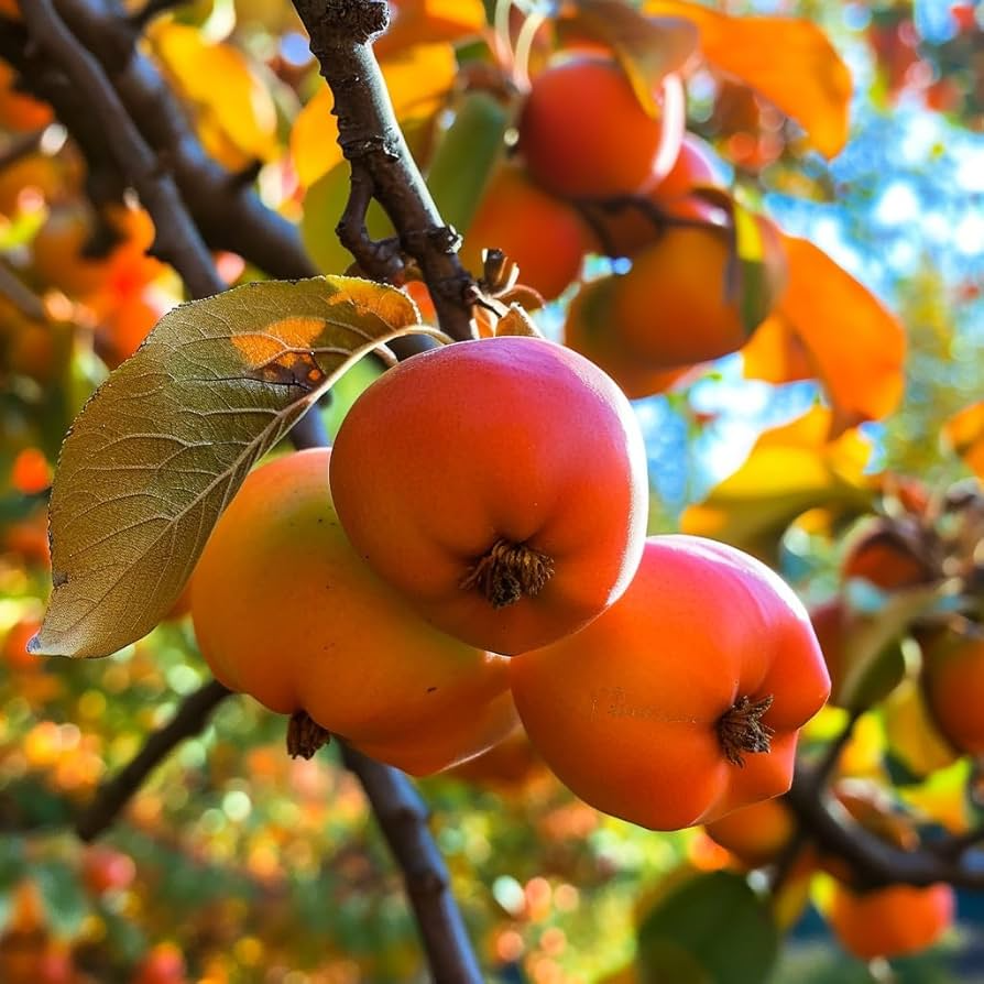 1 American Persimmon Tree - Diospyros virginiana | 12–24” Live Bare Root | Native Fruit Tree for Yards & Edible Landscapes