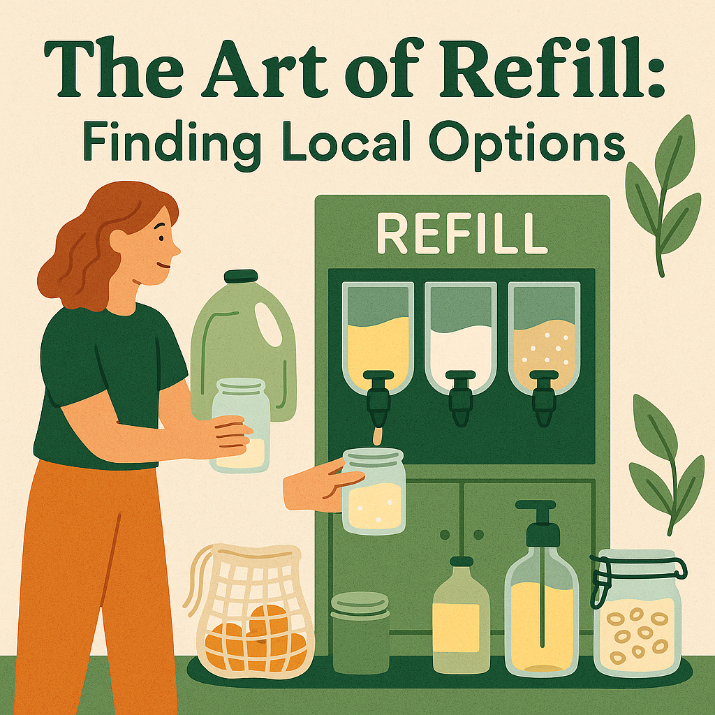 The Art of Refill: Finding Local Options and Embracing a Sustainable Lifestyle