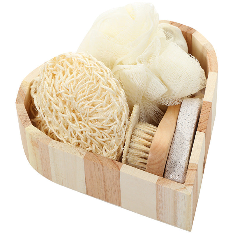 Wooden Bath & Body Gift Set