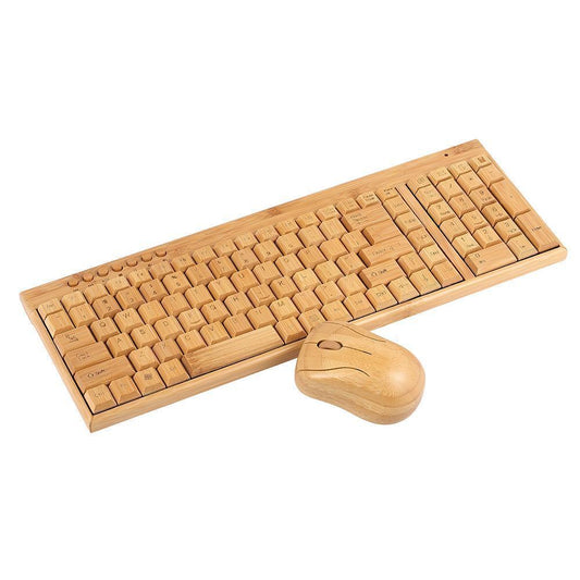 Bamboo Wireless Keyboard & Mouse Combo