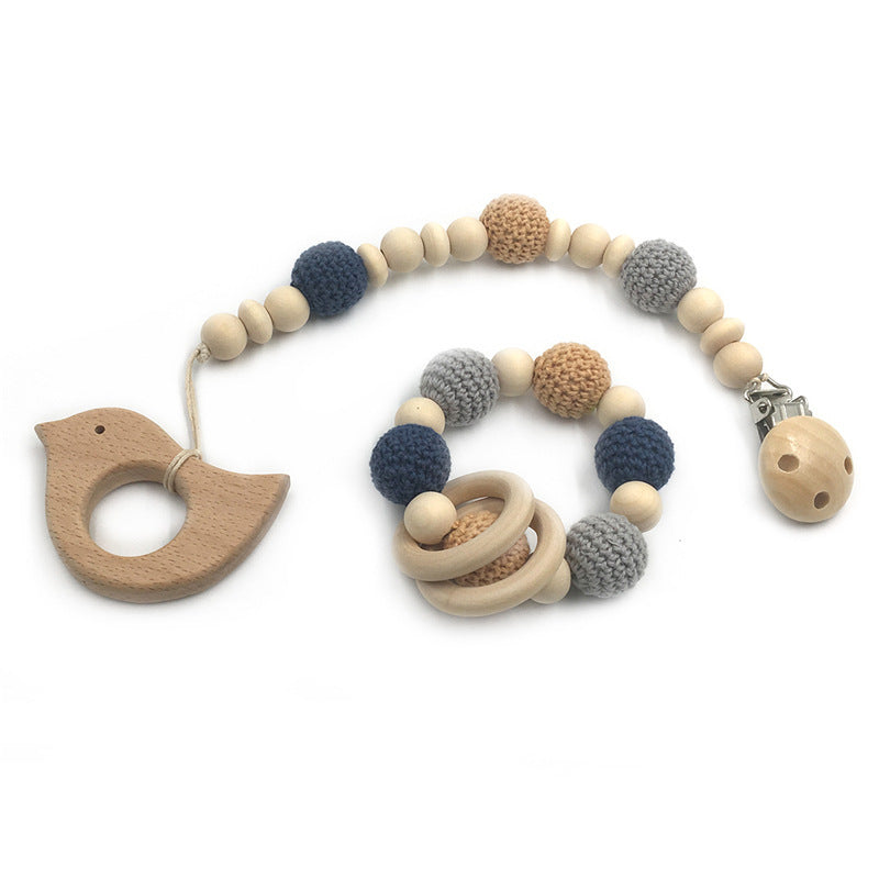 EcoTeether Organic Wooden Baby Teething Ring