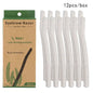 12pc Wheatstraw Eyebrow Razor