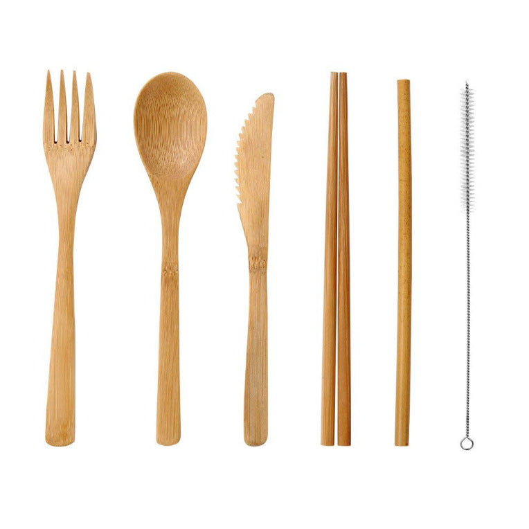 Bamboo Travel Utensil Set