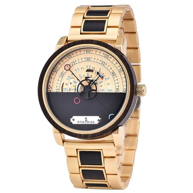 Automatic Wooden Mechanical Watch