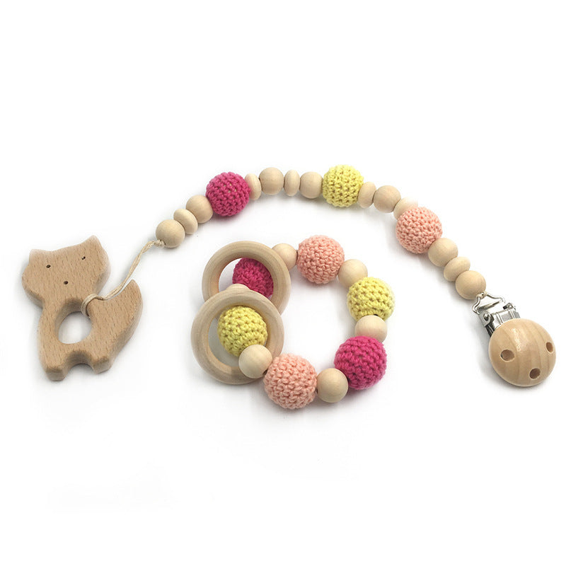 EcoTeether Organic Wooden Baby Teething Ring