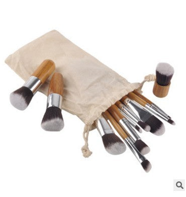 Bamboo 11-Piece Makeup Brush Set