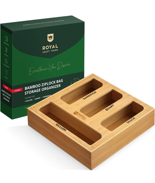 Ziplock Bag Storage Organizer