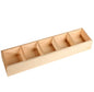 1pc Flowerpot Wooden Box - 5 grid box