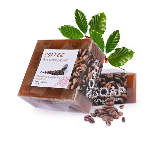 1pc Plant Soap Essential Oil Soap - Coffee