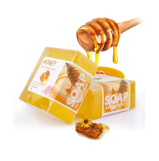 1pc Plant Soap Essential Oil Soap - Honey