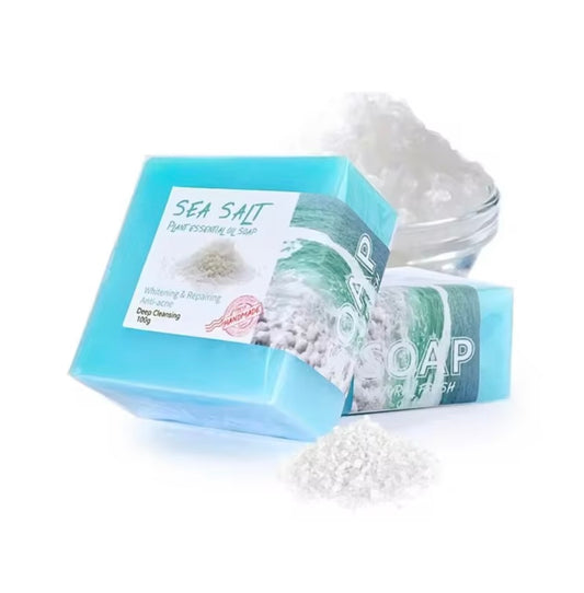 1pc Plant Soap Essential Oil Soap - Sea Salt