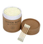 200pcs Bamboo Cotton Swab - Yellow