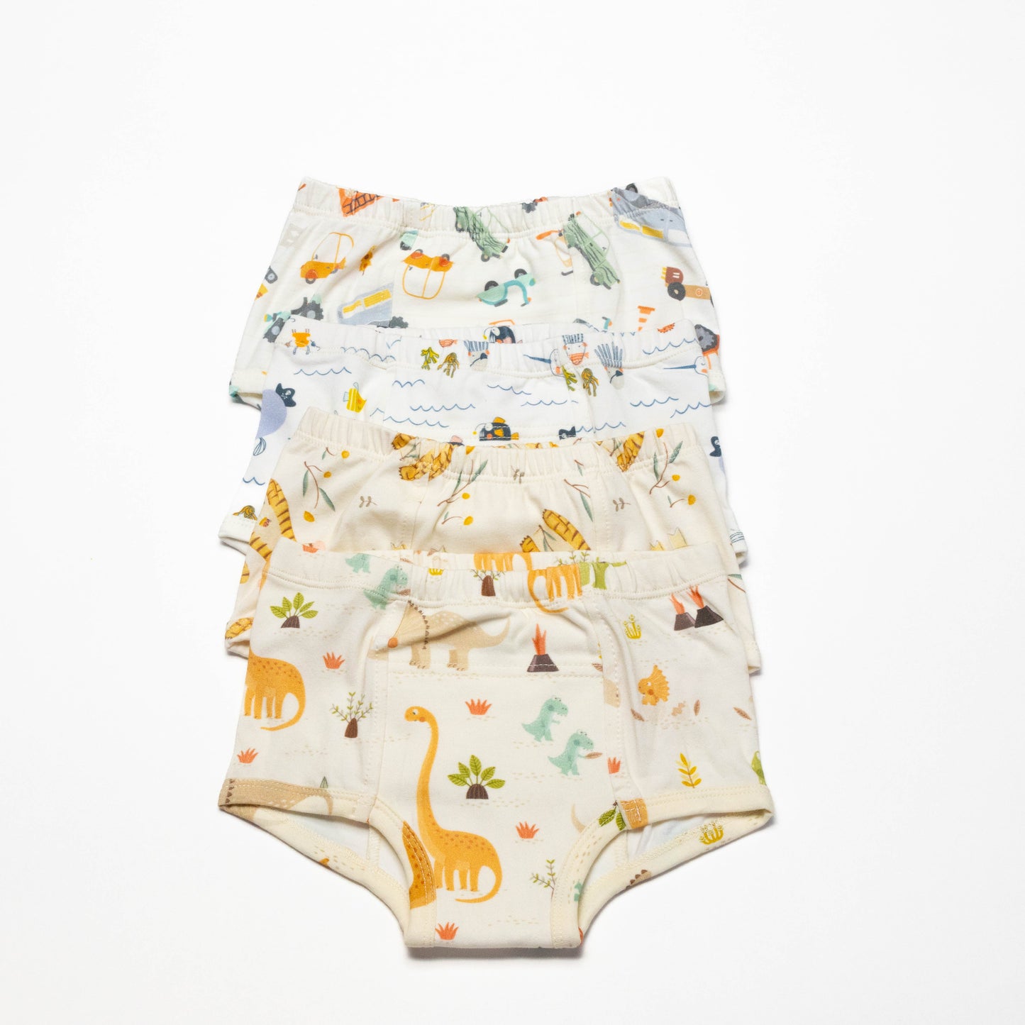 Organic Potty Training Underwear – Size 2 & 4( 4 pack)