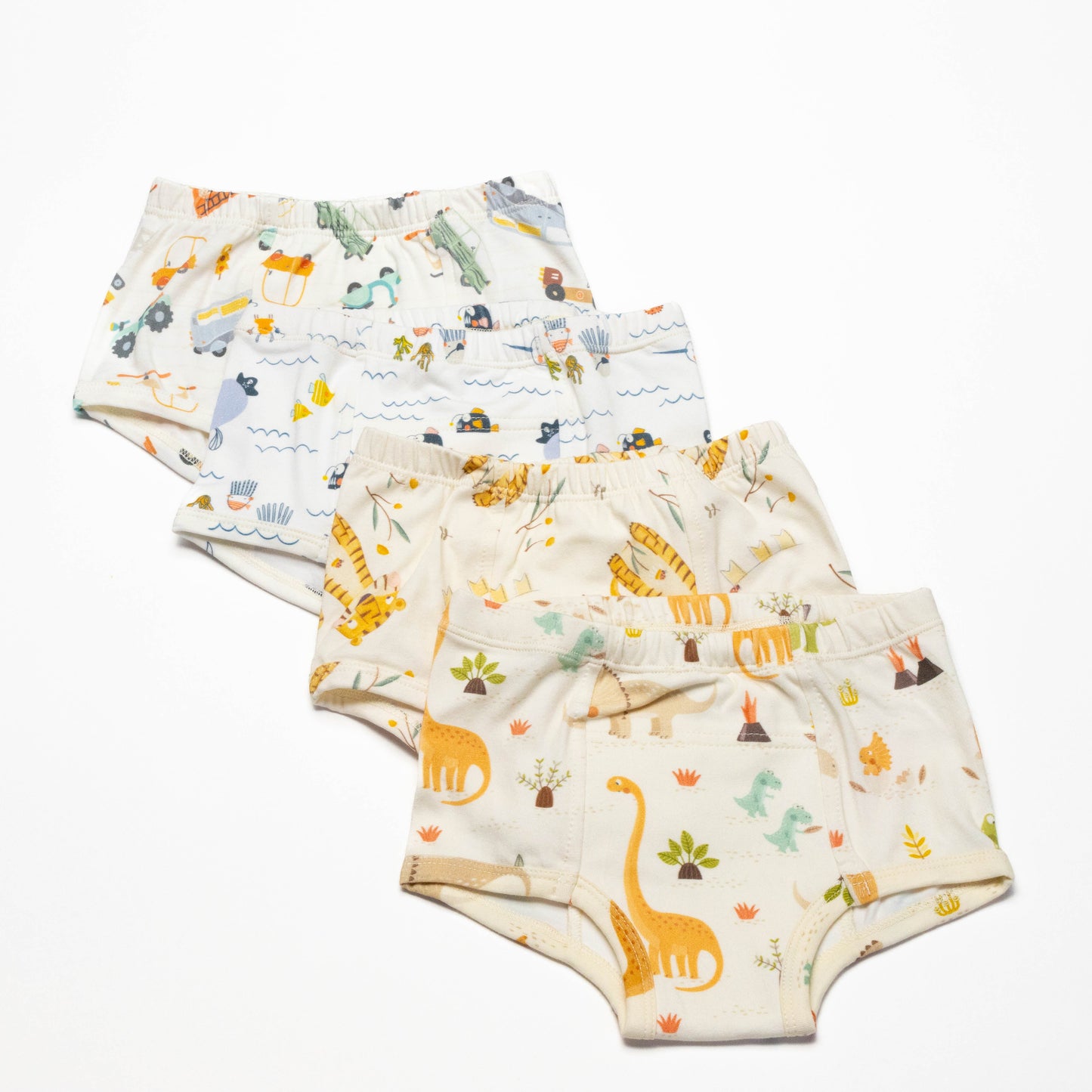 Organic Potty Training Underwear – Size 2 & 4( 4 pack)