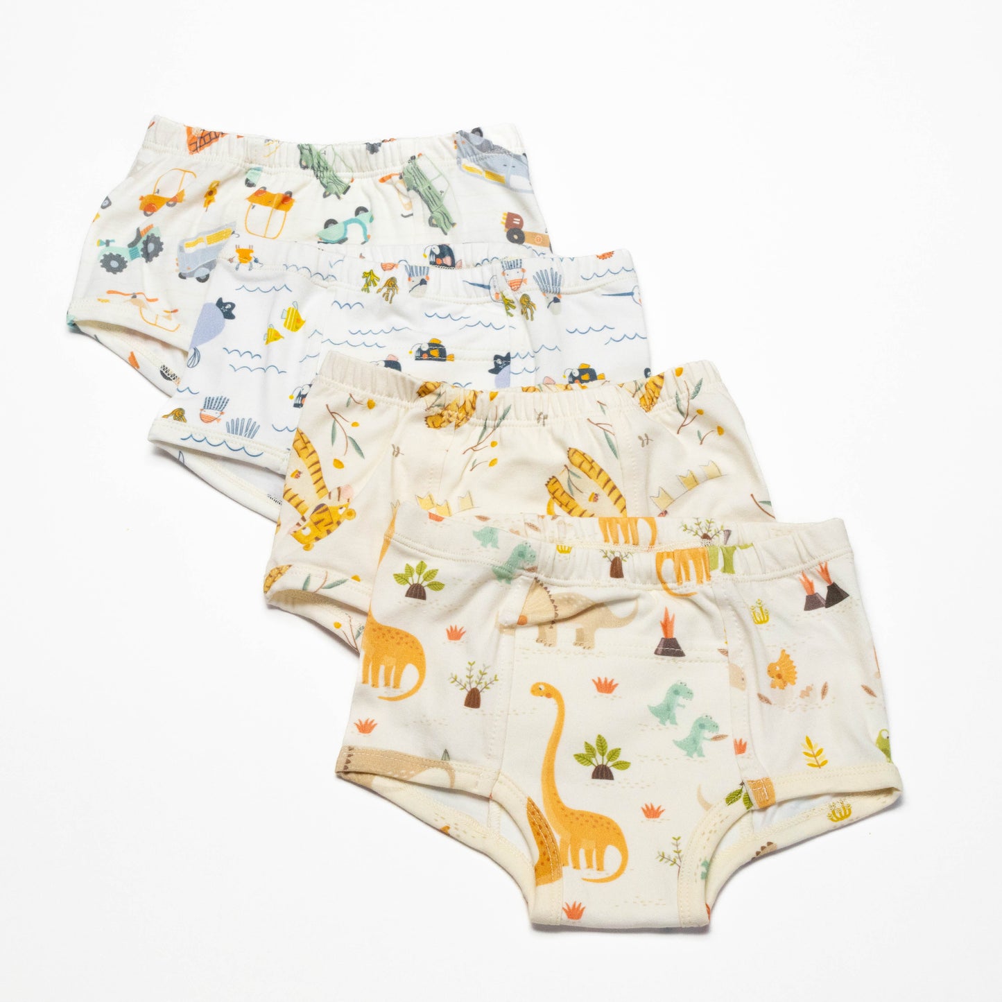 Organic Potty Training Underwear – Size 2 & 4( 4 pack)