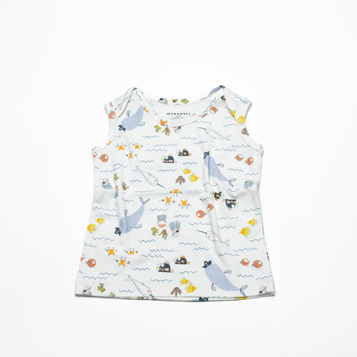 Non-Toxic Organic Toddler Undershirts Top– Soft & Sustainable (Size 2)