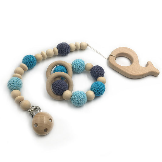 EcoTeether Organic Wooden Baby Teething Ring