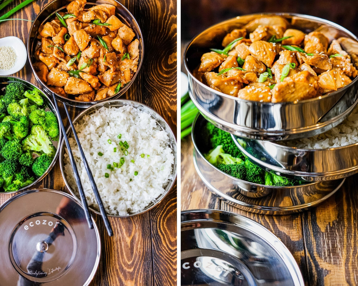 Stainless Steel Insert Instant Pot Pans Accessories, 3 Tier for 6 Qt / 8 Qt Pressure Cookers