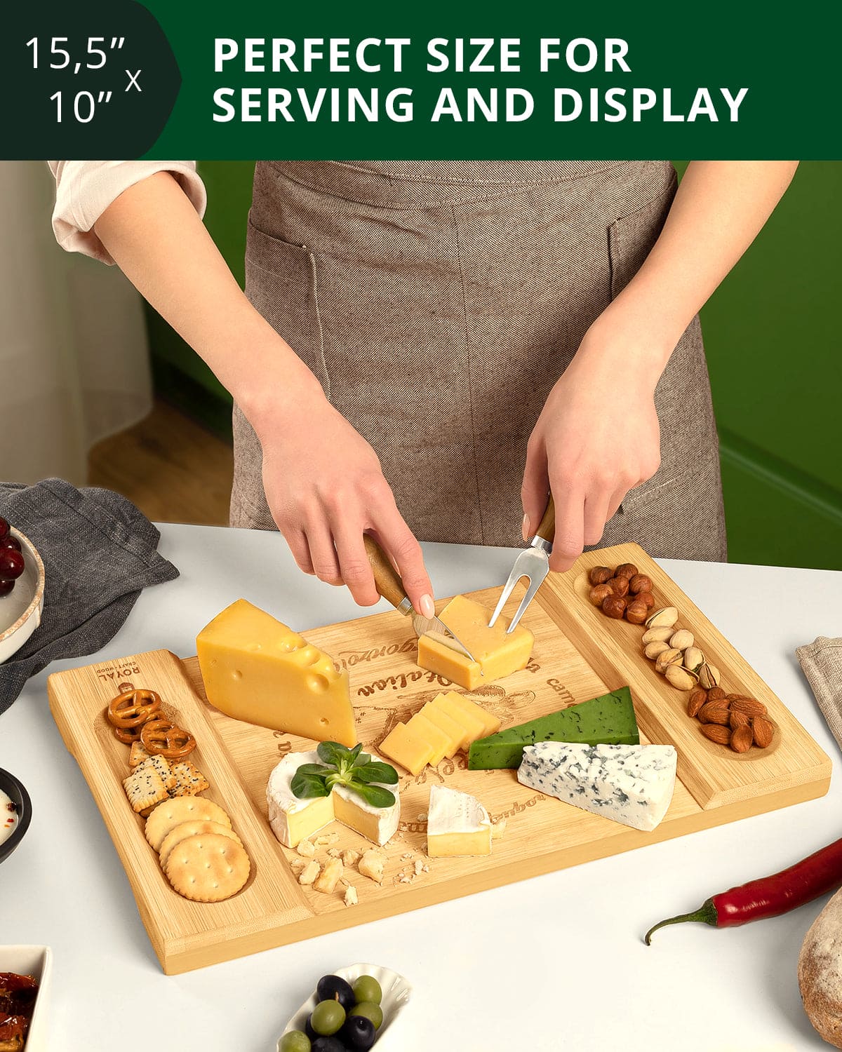 Cheese Board, 15.5” x 10”