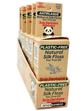 100%-Plastic Free Silk Dental Floss (3 flavors)