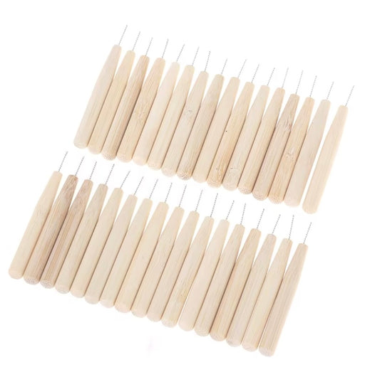 30pc Wooden Interdental Brush