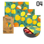 3pcs Reusable Beewax Wraps - Citrus Pattern