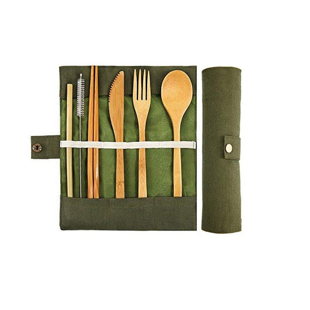 Bamboo Travel Utensil Set