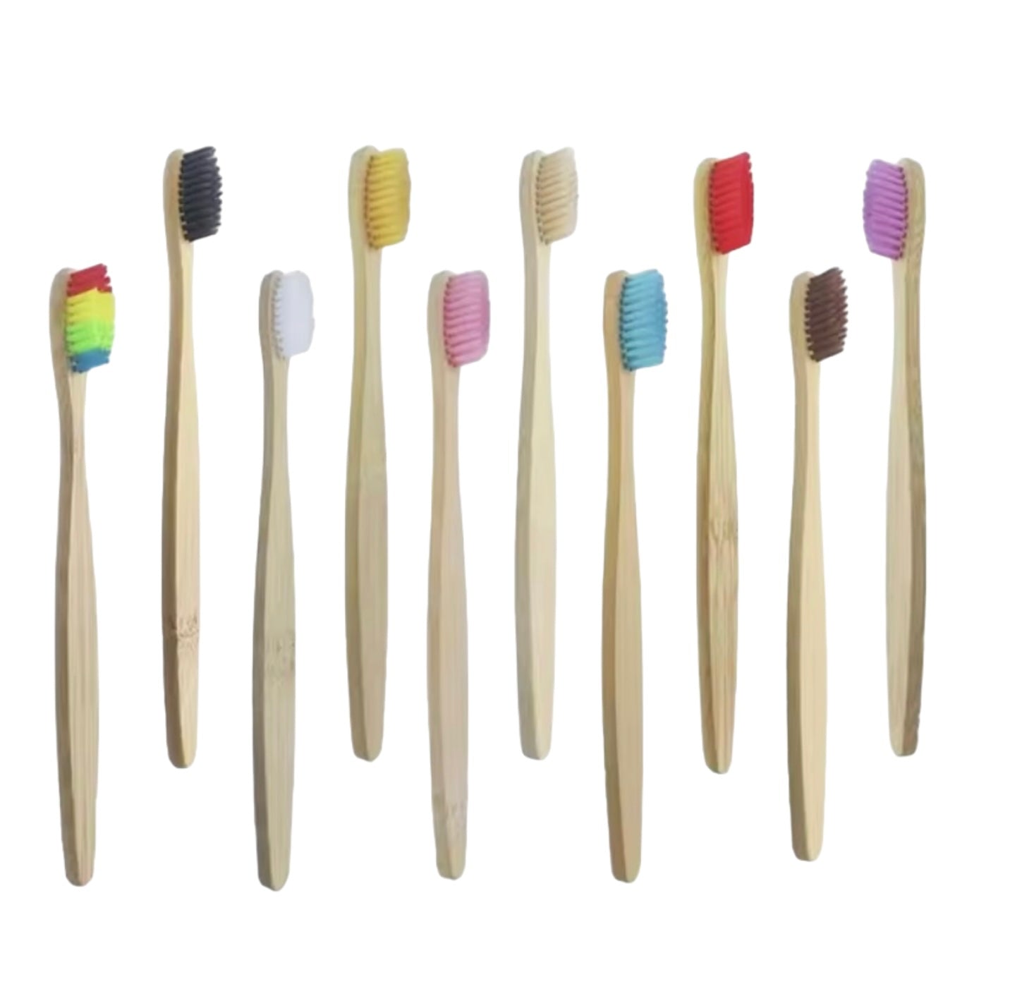 50pc Bamboo Toothbrush - Random Colors