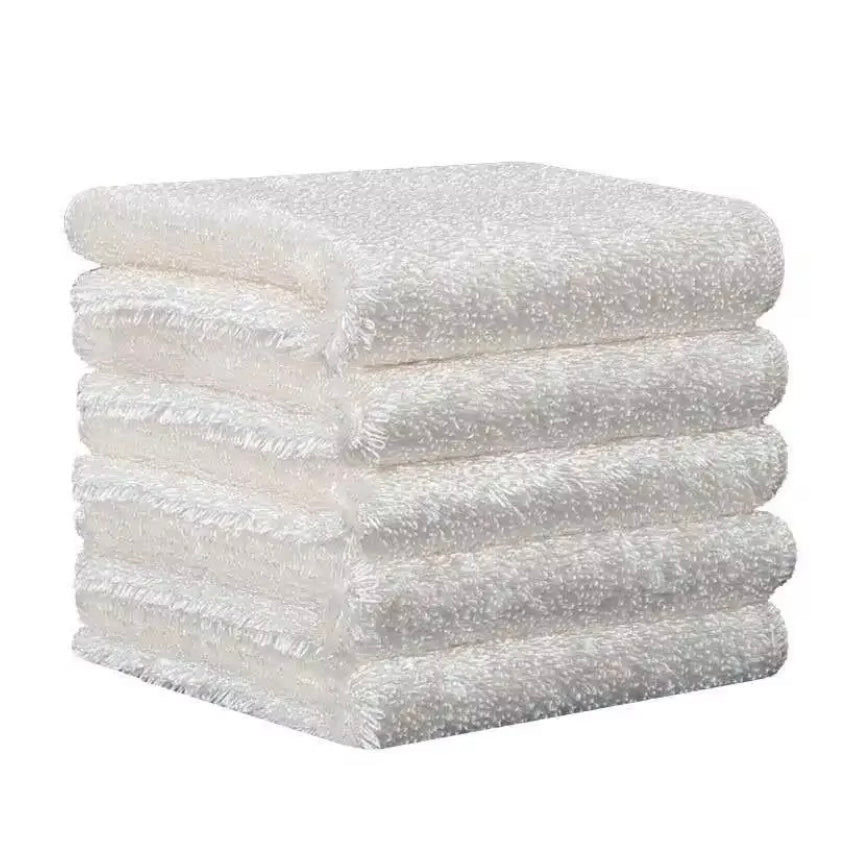 5pcs Bamboo Fiber Cleaning Cloths