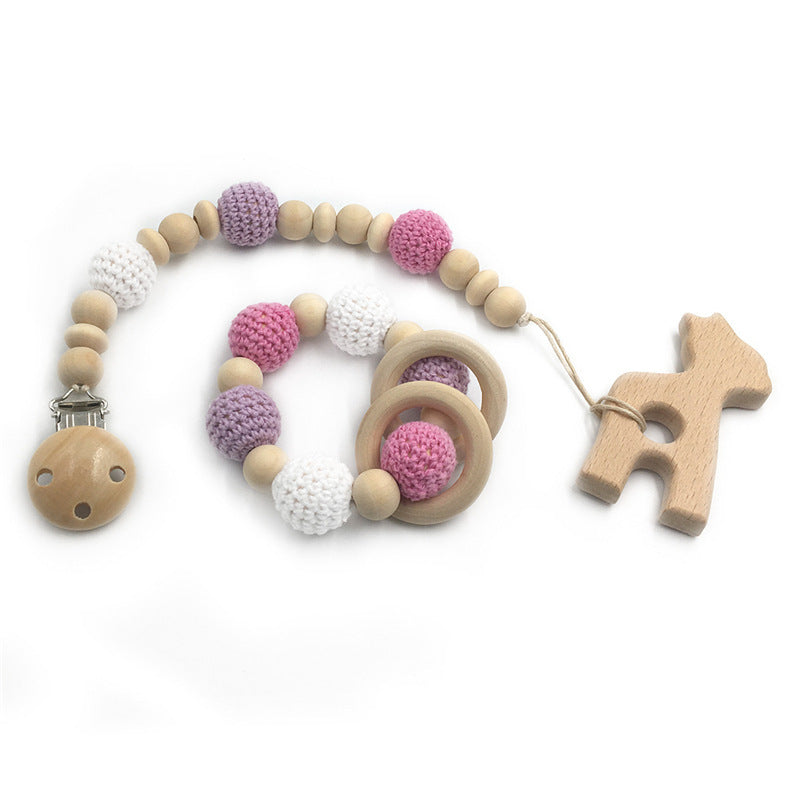 EcoTeether Organic Wooden Baby Teething Ring