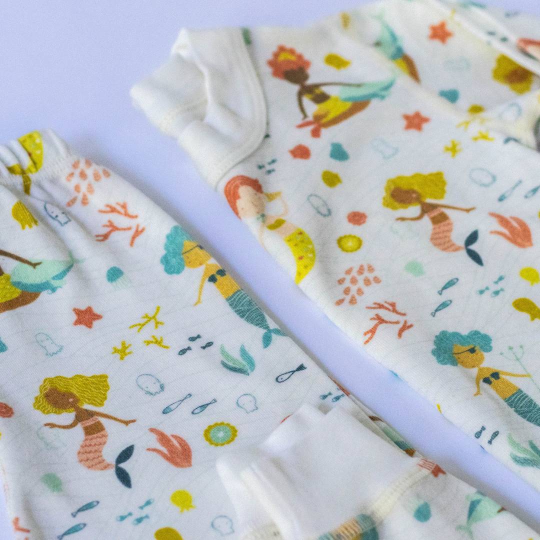 Mermaids from around the world Organic Pajamas