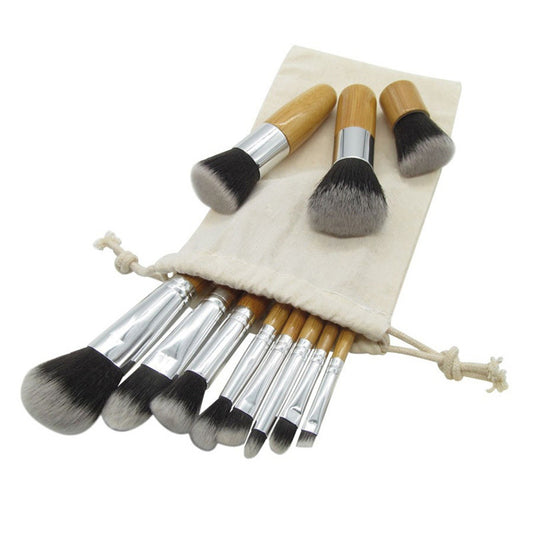 Bamboo 11-Piece Makeup Brush Set