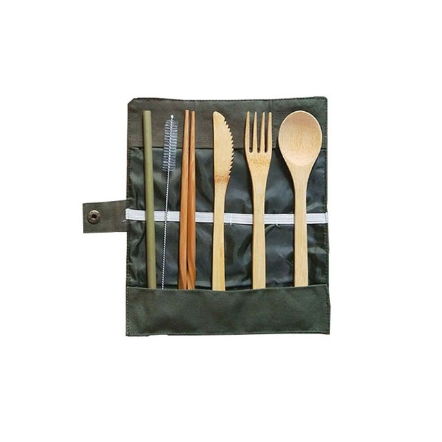 Bamboo Travel Utensil Set