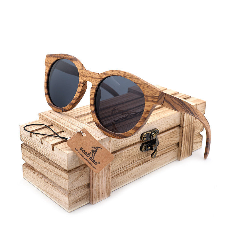 Bobobird Eco-Chic Polarized Wood Sunglasses