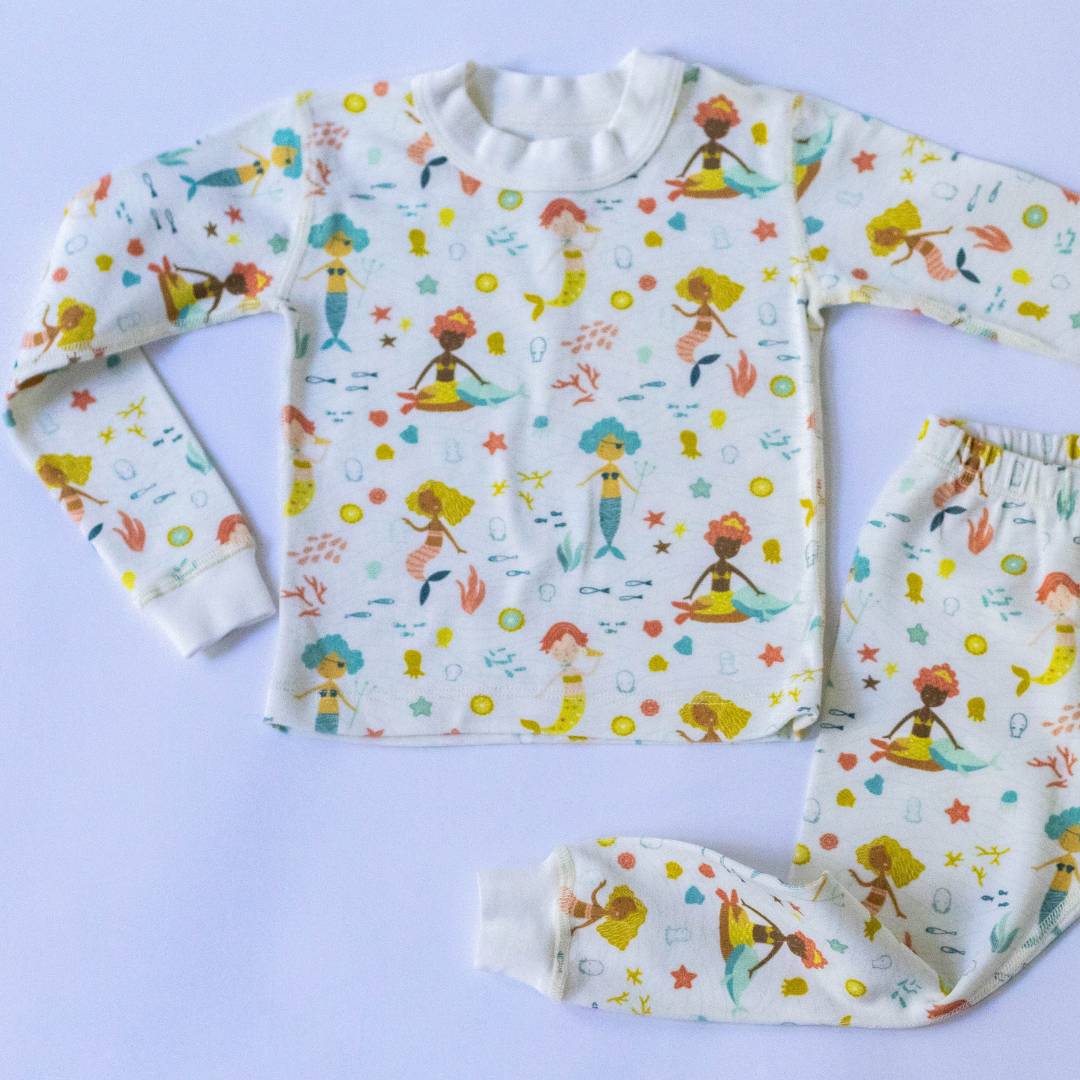 Mermaids from around the world Organic Pajamas