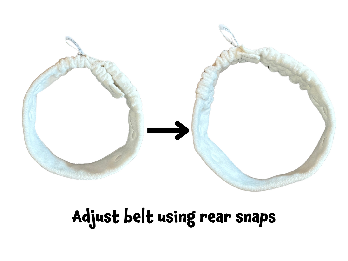 Individually Sold Diaper Belt (FLEECE)