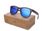 BerWer Unisex Fashionable Polarized Shades With Case - Blue