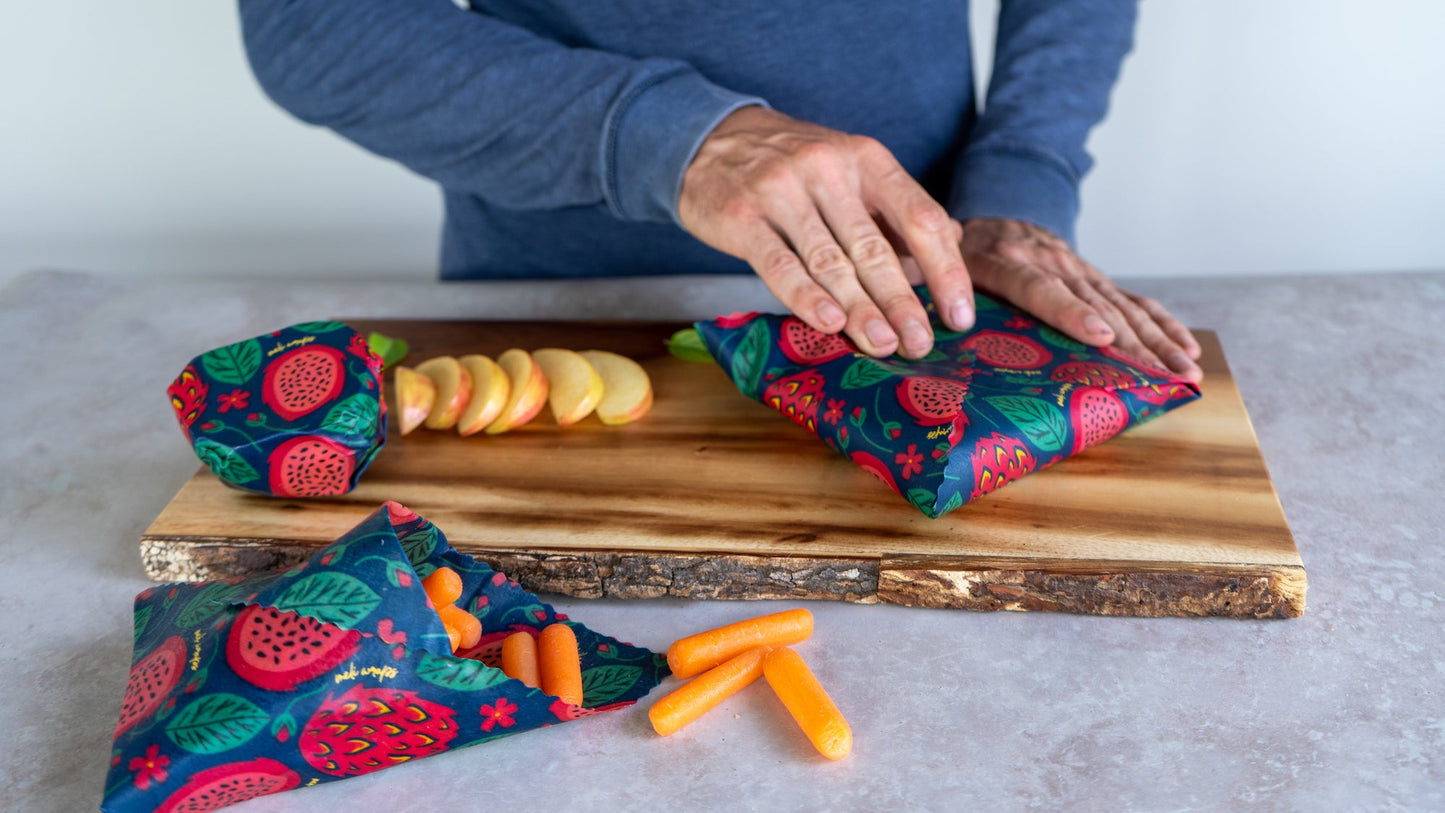 Beeswax Wrap Variety Pack - Fruit Print