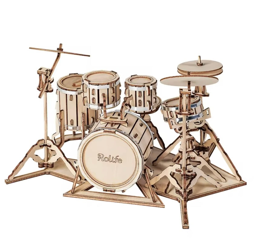 Drumset 3D Wooden Puzzle