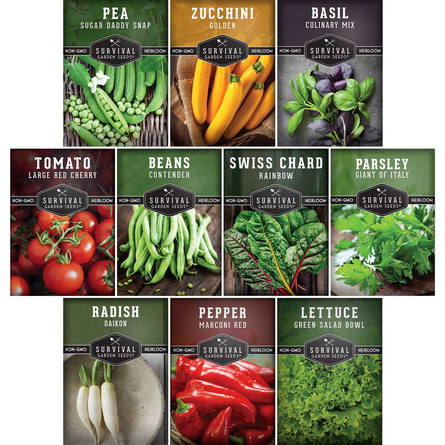 Easy-to-Grow Seed Collection – Beginner-Friendly Vegetables & Herbs for Quick, Reliable Harvests