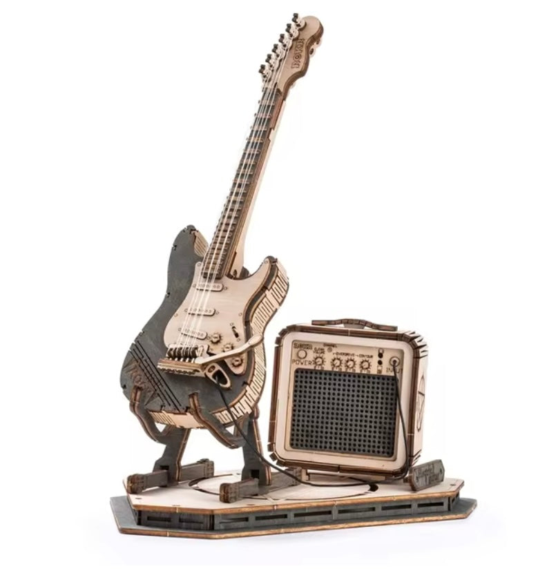 Electric Guitar 3D Wooden Puzzle