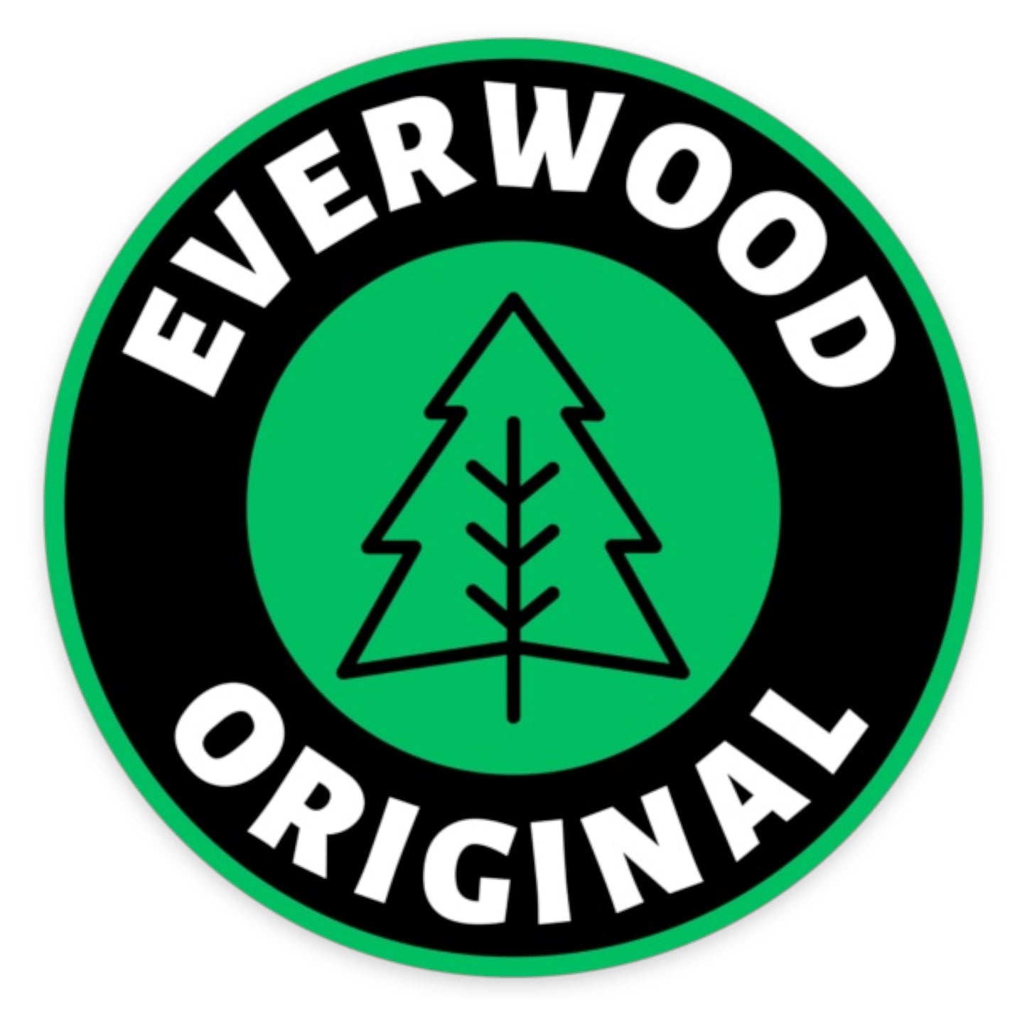 Tree Logo Circle Sticker
