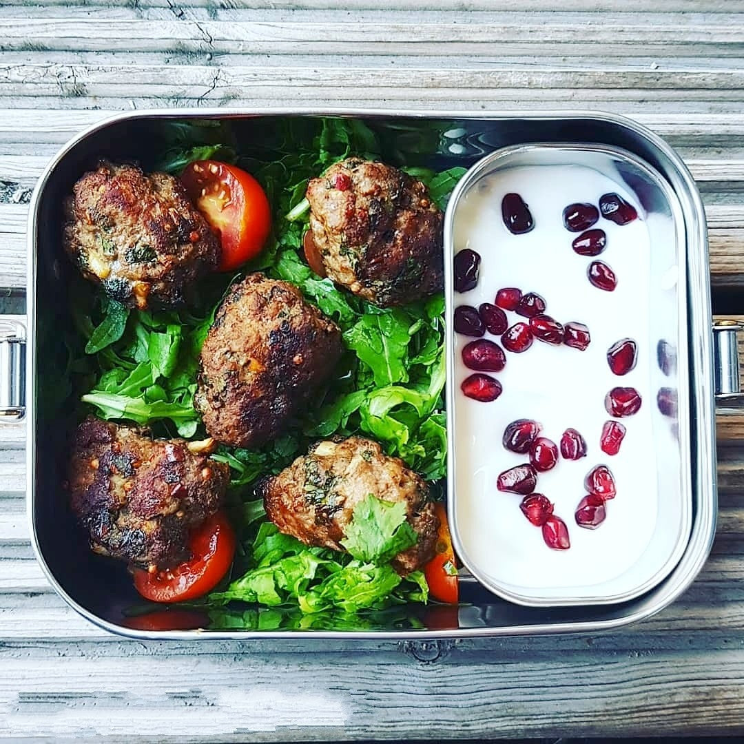 Ecozoi Stainless Steel Lunch Box for Kids and Adults, Solid Print, 1 Tier Leak Proof, 24 oz