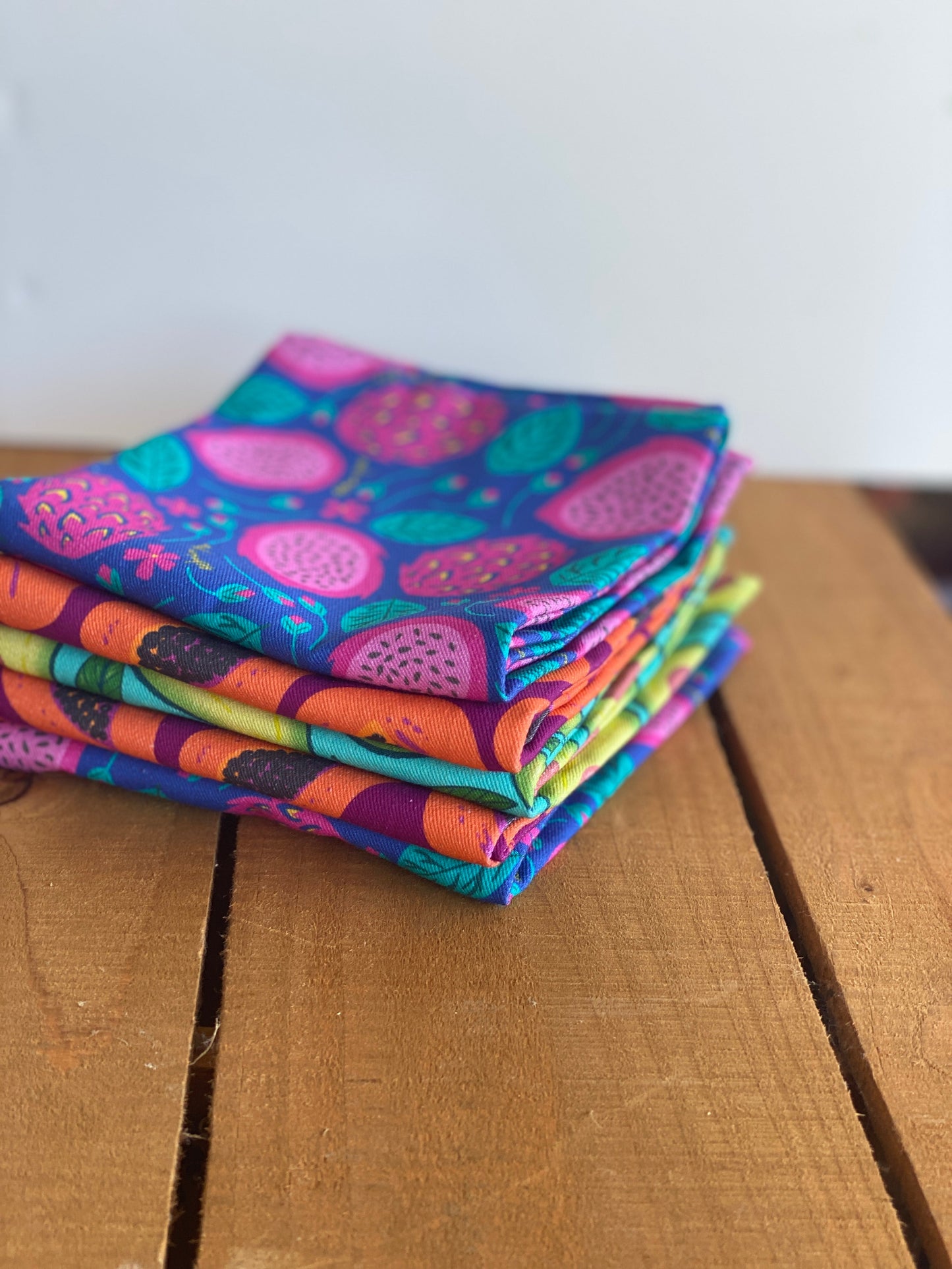 Dragonfruit Kitchen Towel Set of 2 100% Cotton