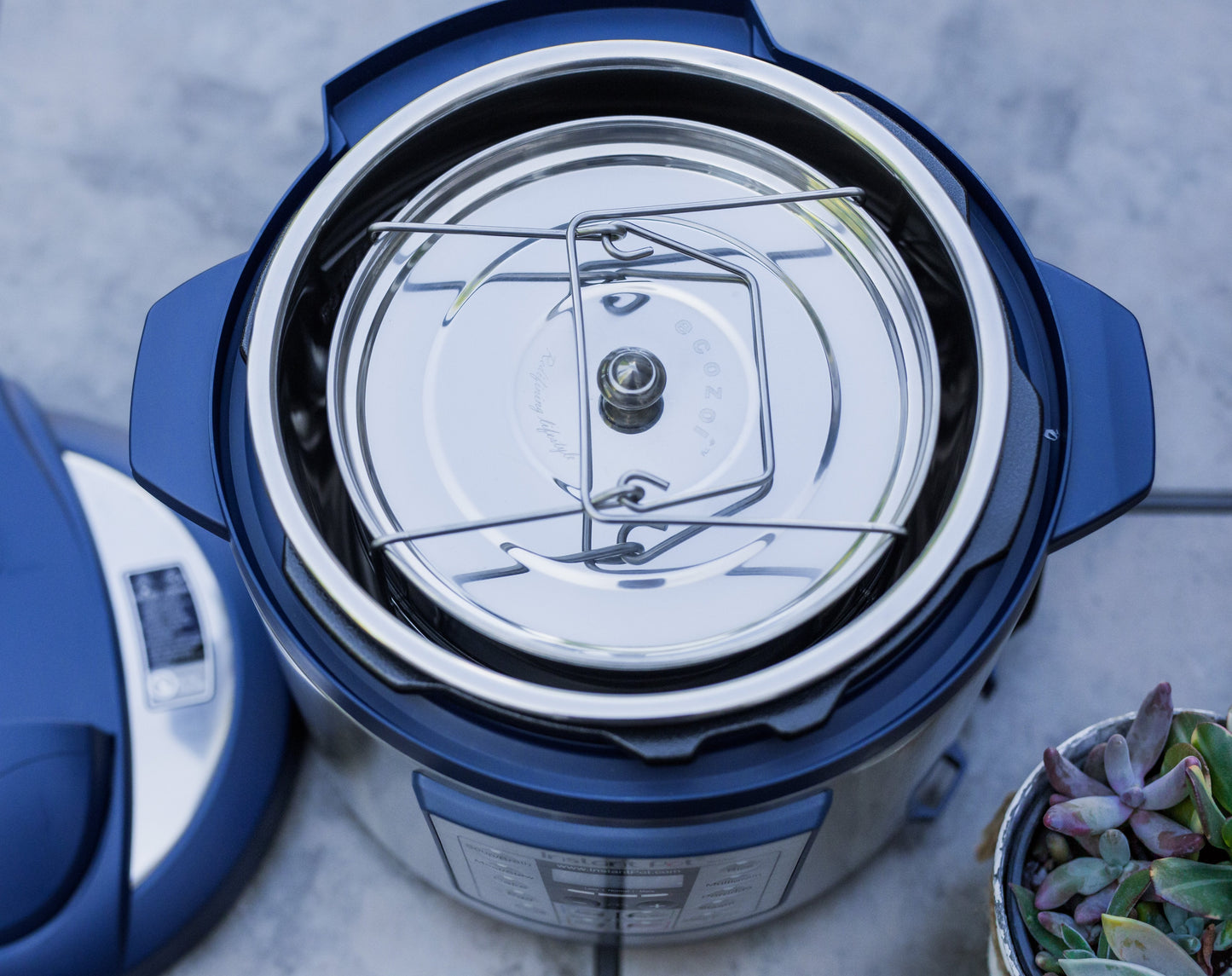 Instant Pot Insert Pans, 2 Tier for 6 Qt / 8 Qt Pressure Cookers with 5 Mini Cups for Baking