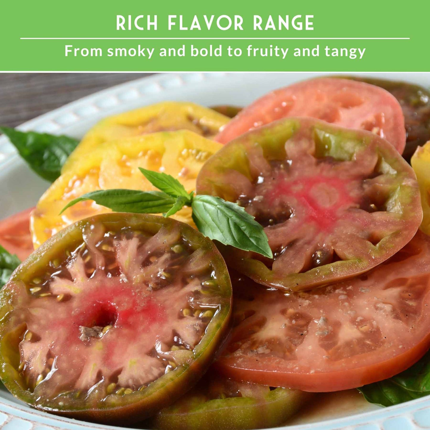 Colorful Tomato Seed Collection – Heirloom Rainbow Mix for Unique Flavors, Slicing & Summer Harvests