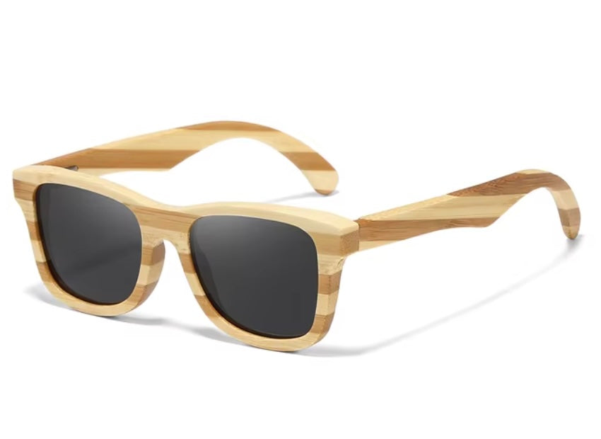 Unisex Bamboo Shades - Black